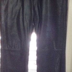 Tommy Hilfiger leather lined pants